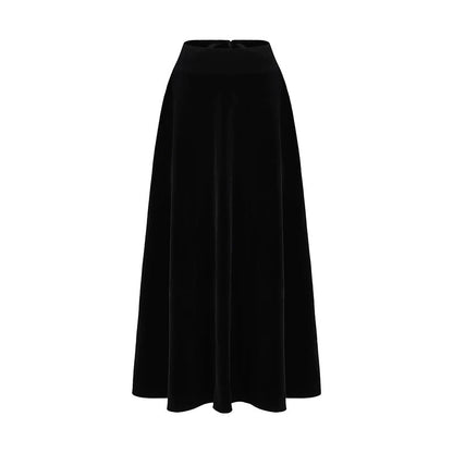 Nana Jacqueline Blaire Velvet Top + Blaire Velvet Maxi Skirt