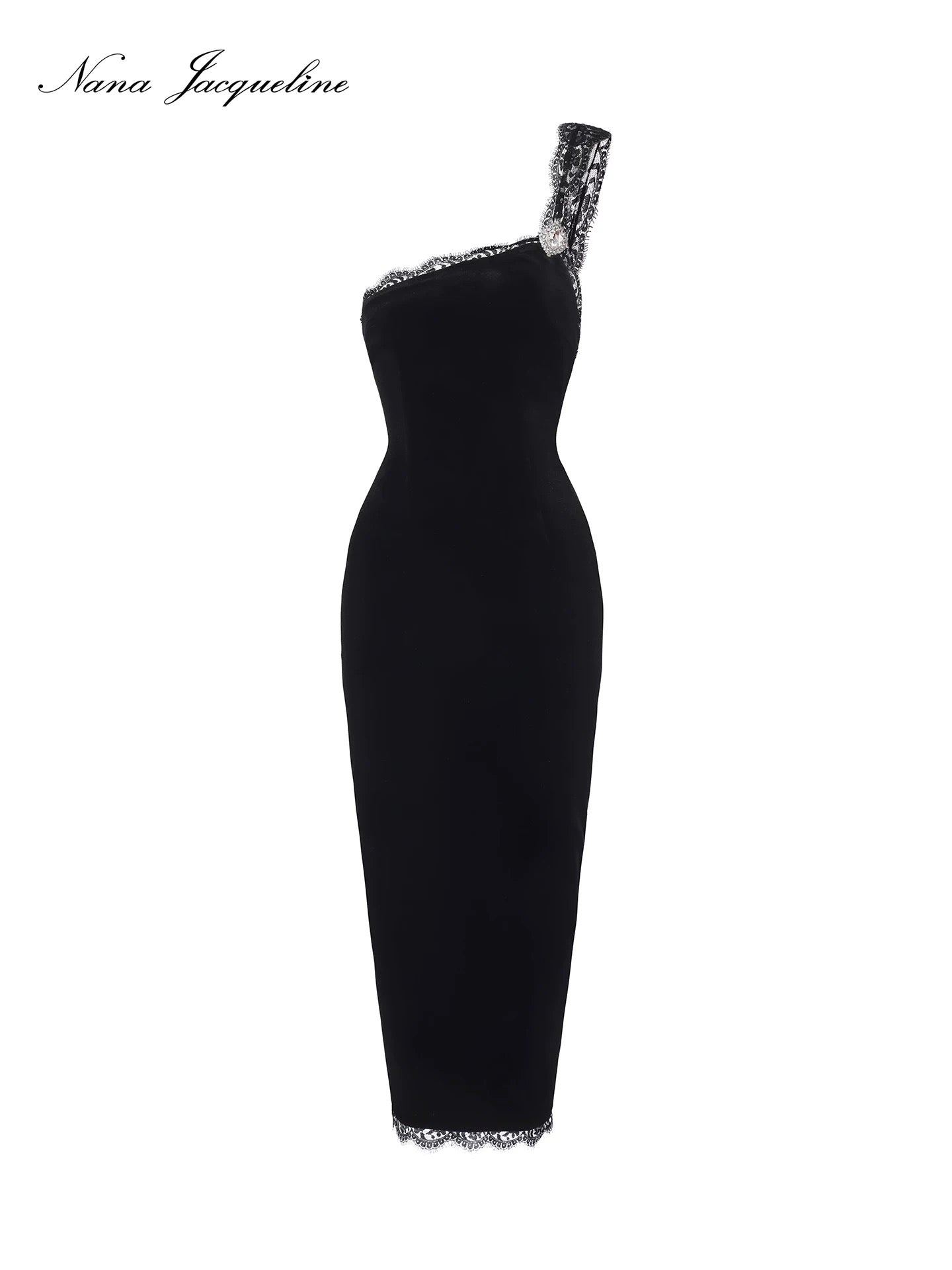 Nana Jacqueline Angelica Velvet Maxi Dress
