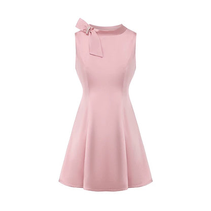 Nana Jacqueline Lila Satin Mini Dress