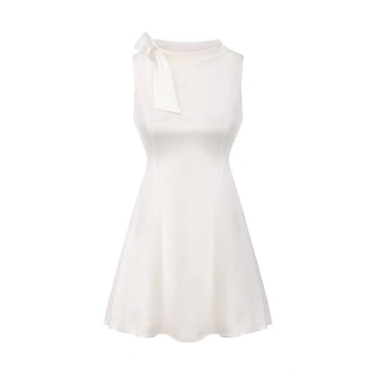 Nana Jacqueline Lila Satin Mini Dress