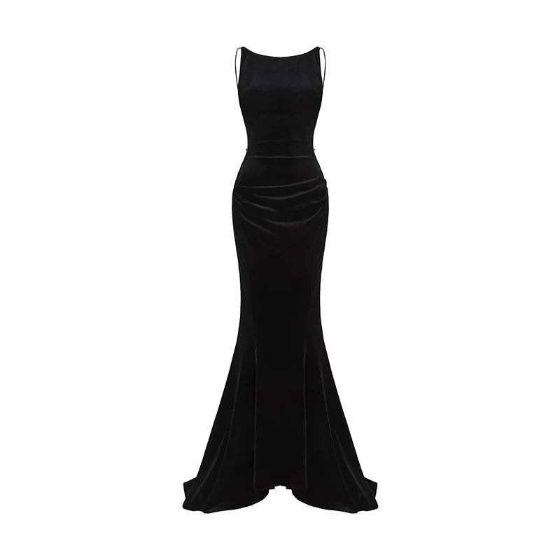 Nana Jacqueline Pauline Velvet Dress