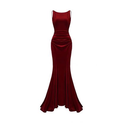 Nana Jacqueline Pauline Velvet Dress