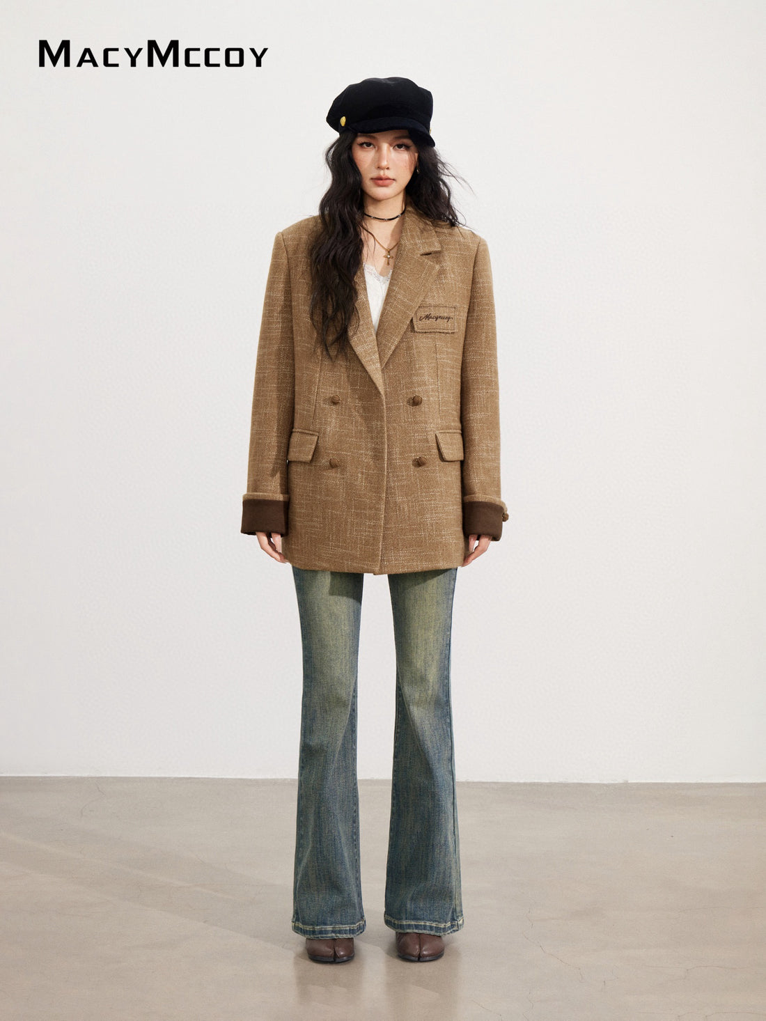 MacyMccoy MMC2025166 Vintage woolen suit jacket