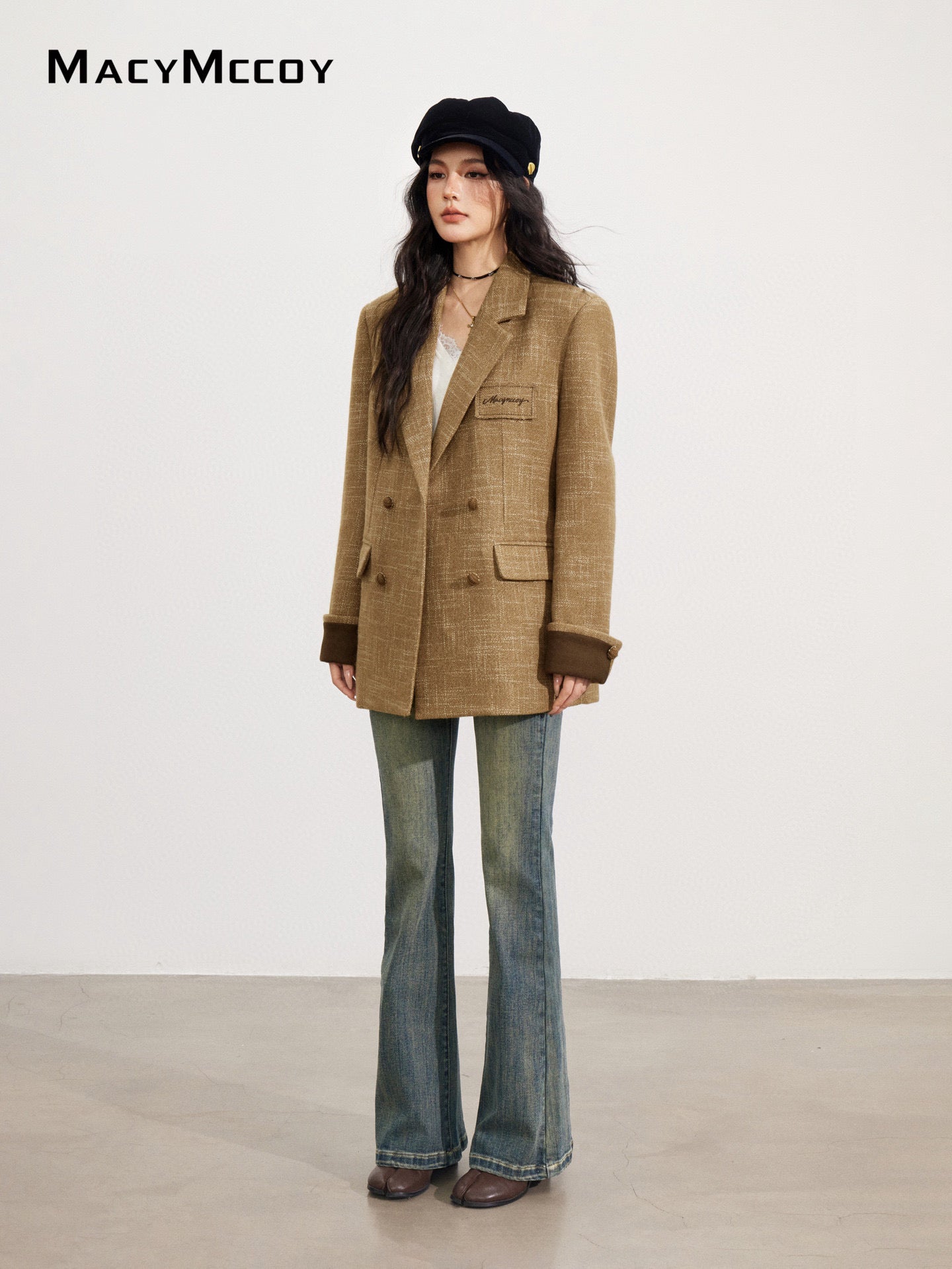 MacyMccoy MMC2025166 Vintage woolen suit jacket