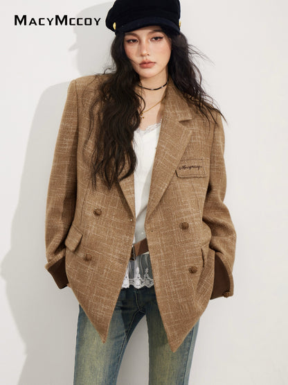 MacyMccoy MMC2025166 Vintage woolen suit jacket