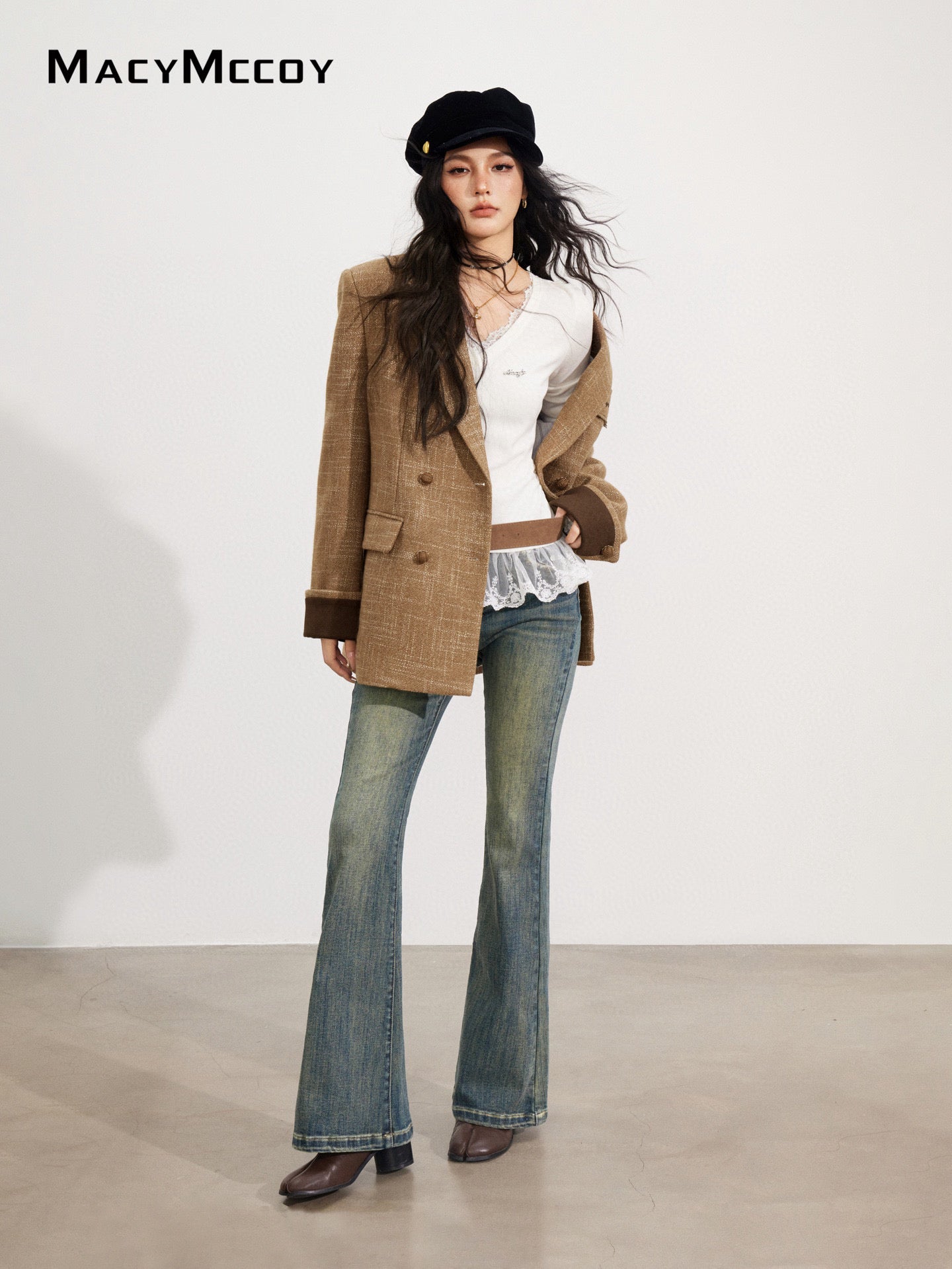 MacyMccoy MMC2025166 Vintage woolen suit jacket