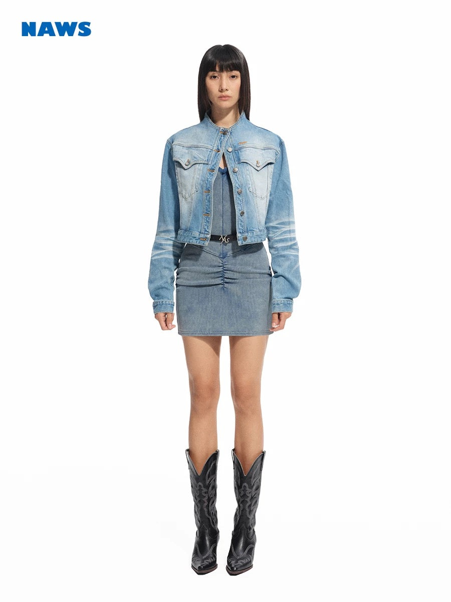 NAWS Bobcat denim jacket