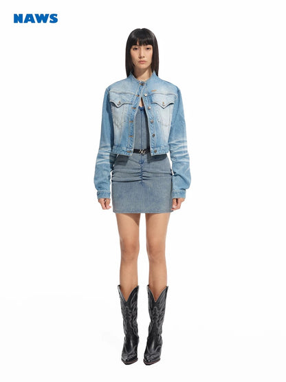 NAWS Bobcat denim jacket