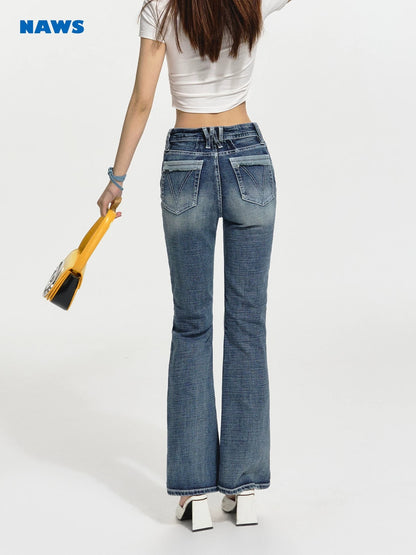 NAWS Low waisted and slightly elastic jeans