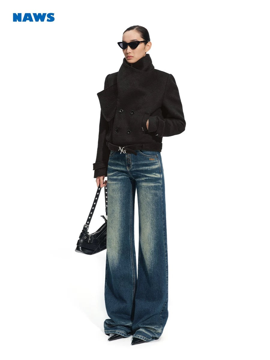 NAWS Scarf woolen coat