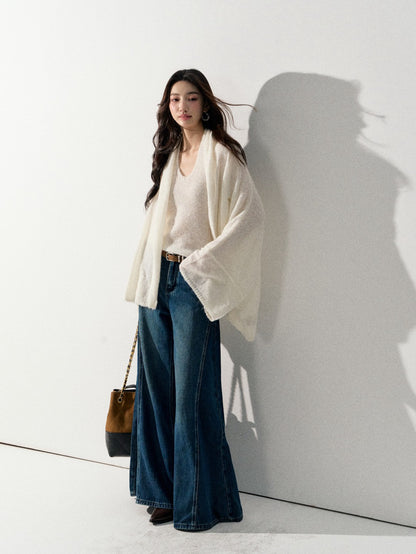 Lafreedom LAF350928 Lazy style loose wool cardigan