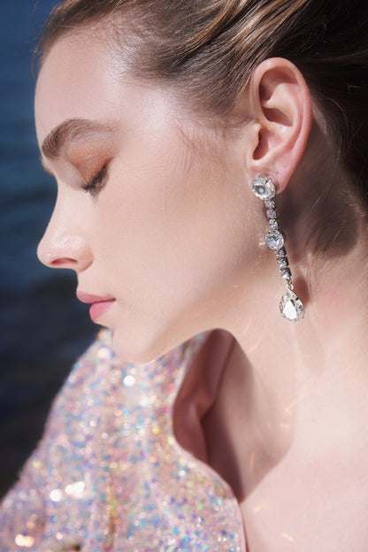 My Rosebar Icy Earring