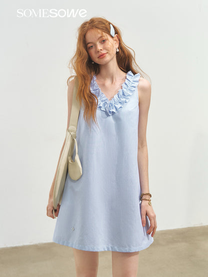 SOMESOWE S2508173 Twisted flower dress