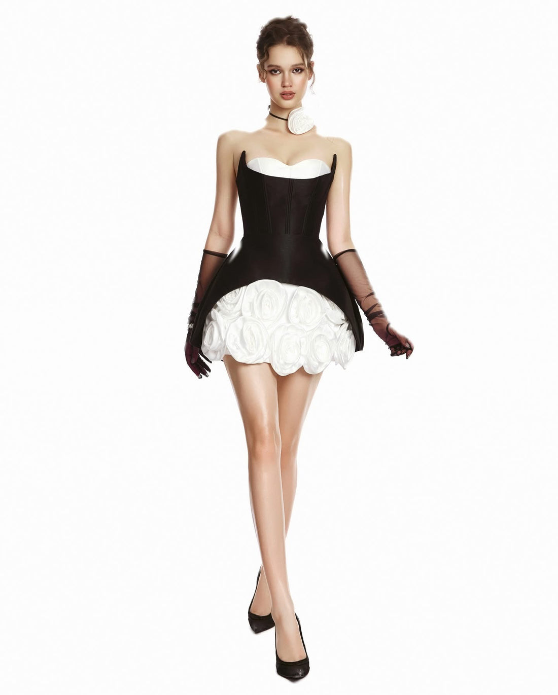 Moulinrose Karen Black Dress