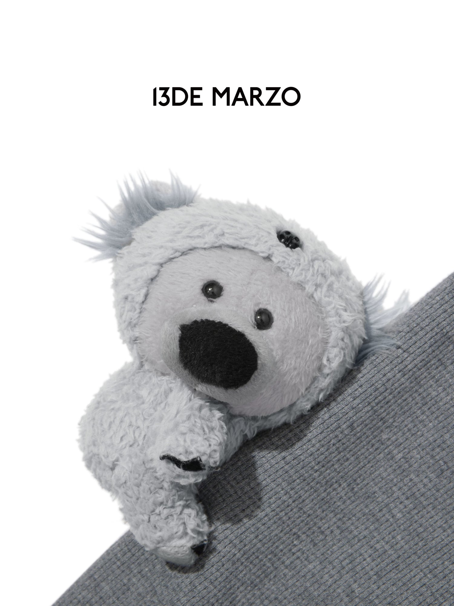 13DE MARZO Koala Coat Cute Grey Hoodie