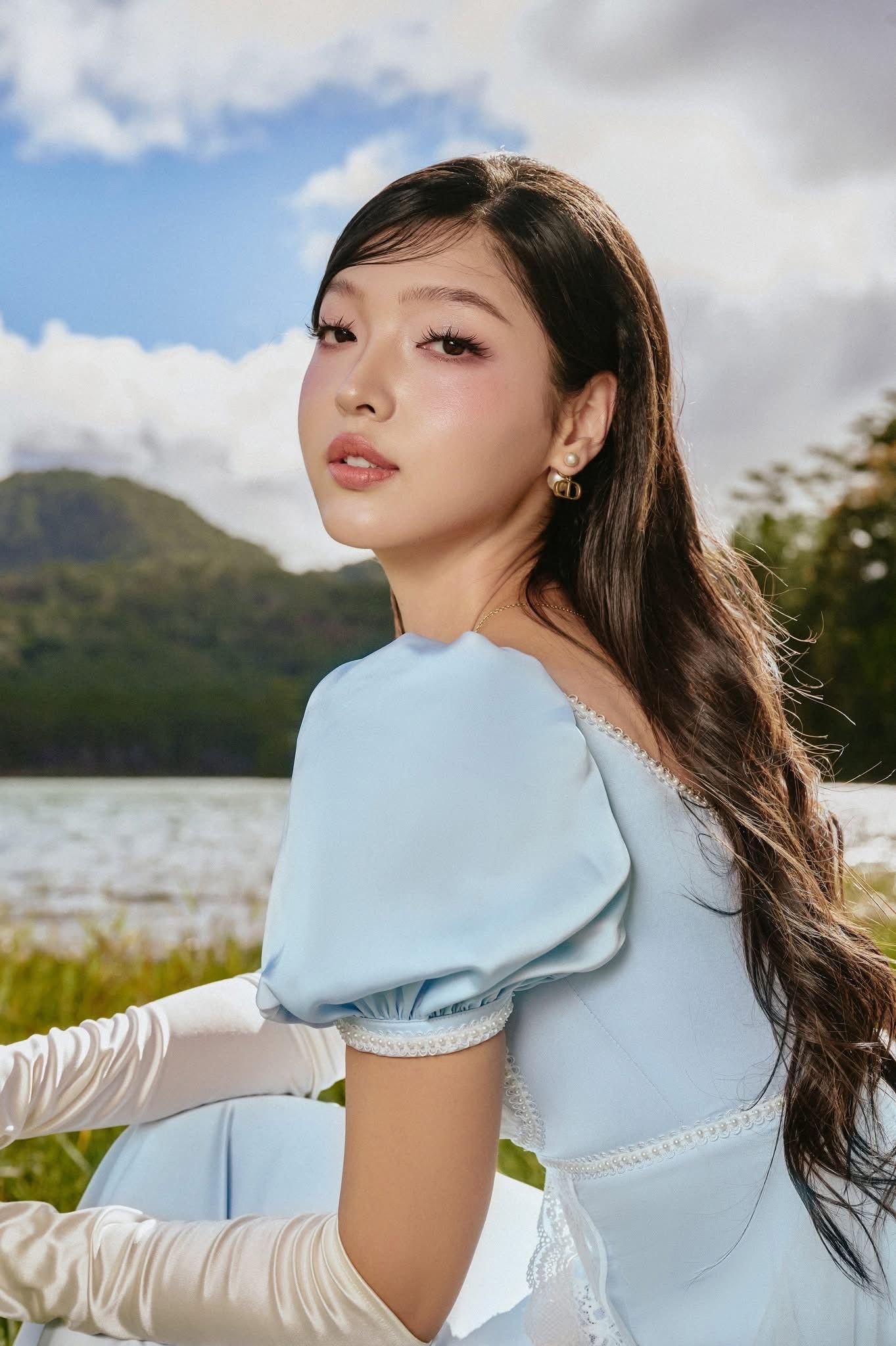 Sissy Daphne Silk Dress (2color)