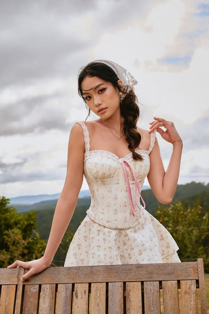 Sissy Violet Corset Top