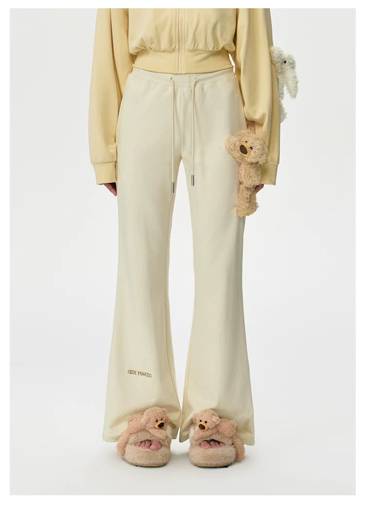 13DE MARZO Basic micro flared casual pants