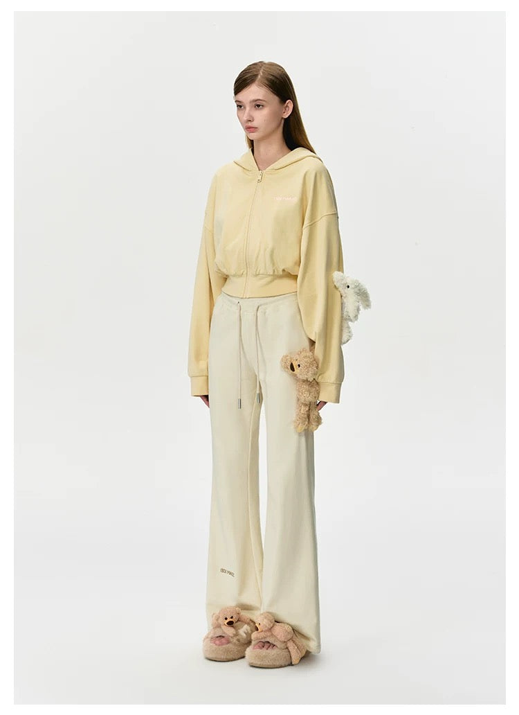 13DE MARZO Basic micro flared casual pants