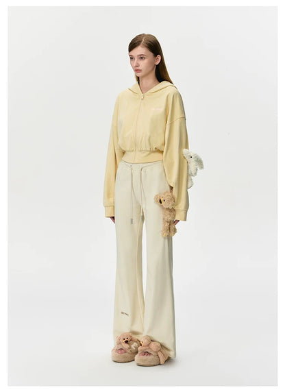 13DE MARZO Basic micro flared casual pants