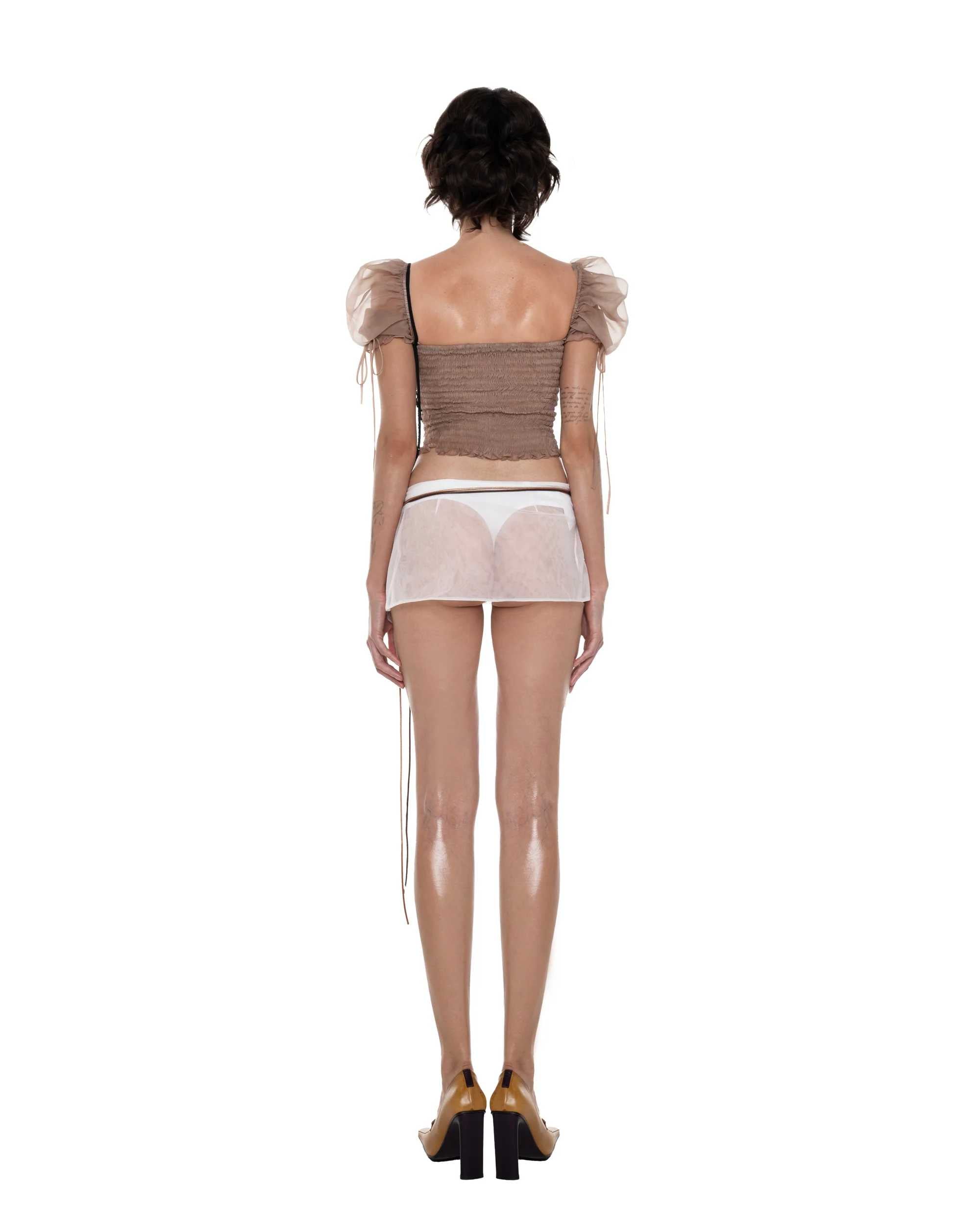 Huelleyrose Jennie Top &amp; Jennie Skirt with Shell Belt