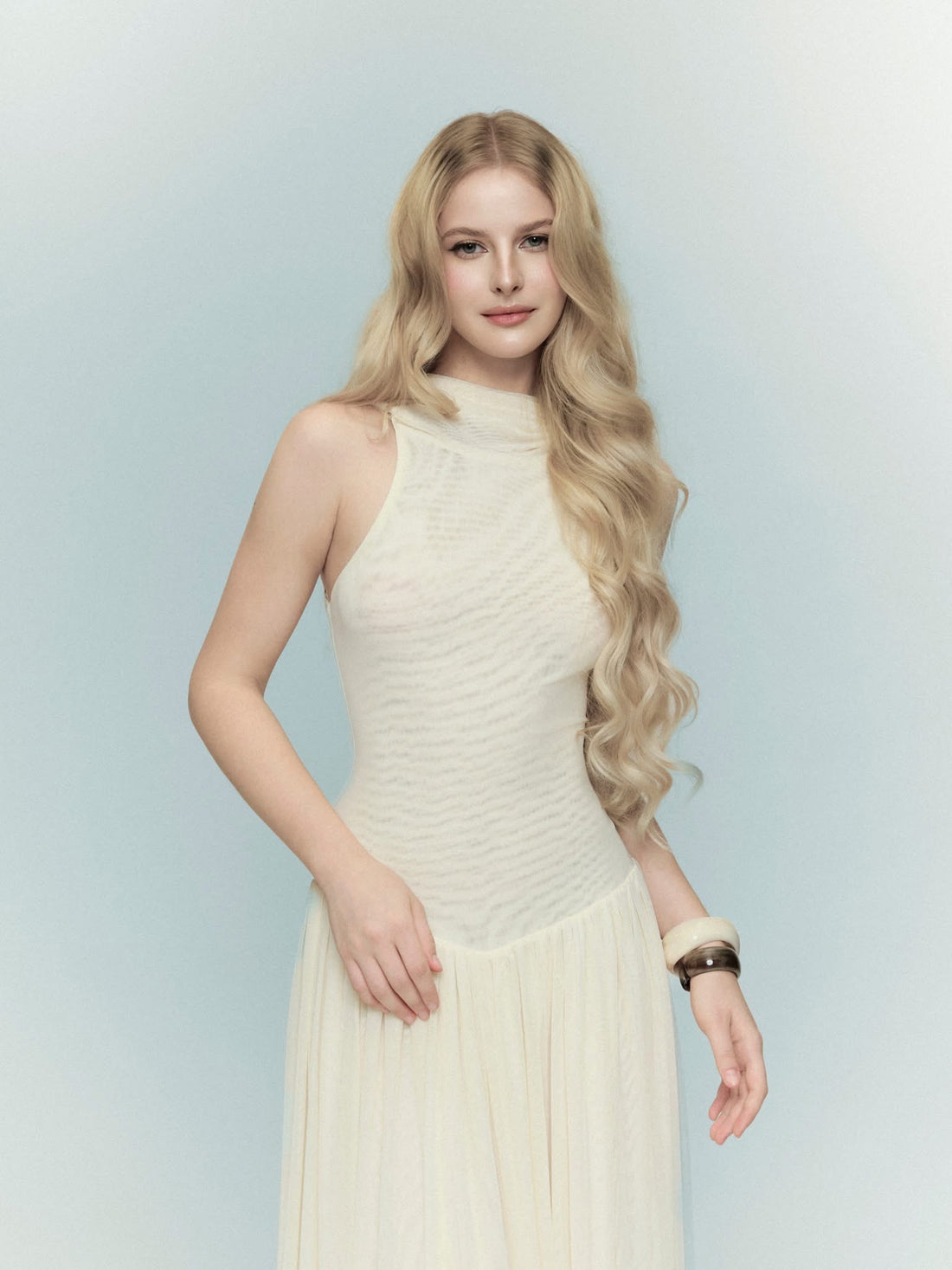 Deliciae Gloria Dress (Cream)