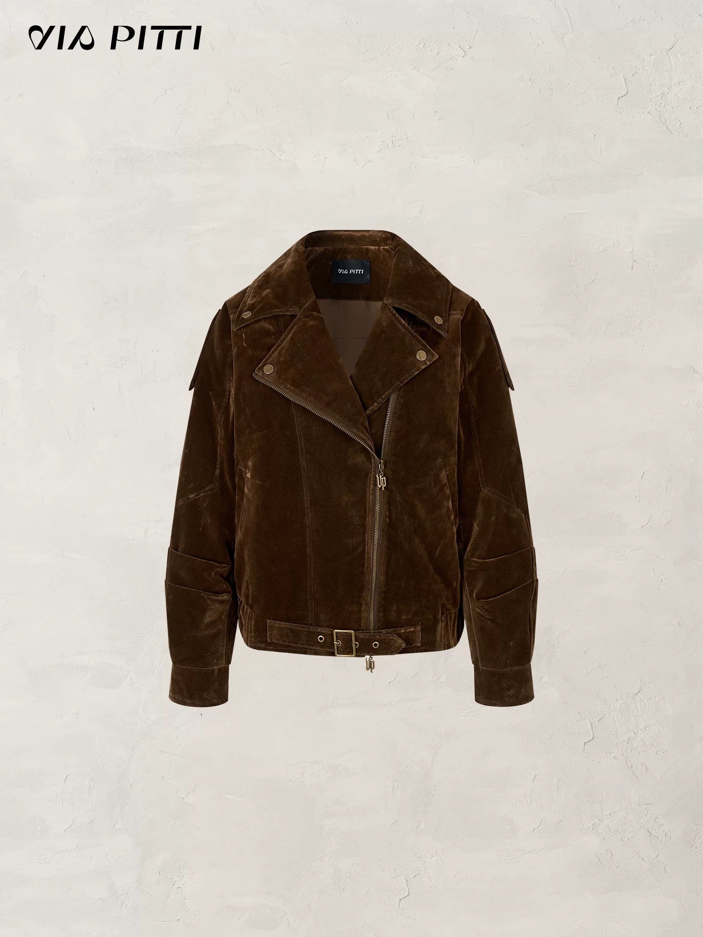 VIA PITTI VIACC526 Retro loose denim down jacket