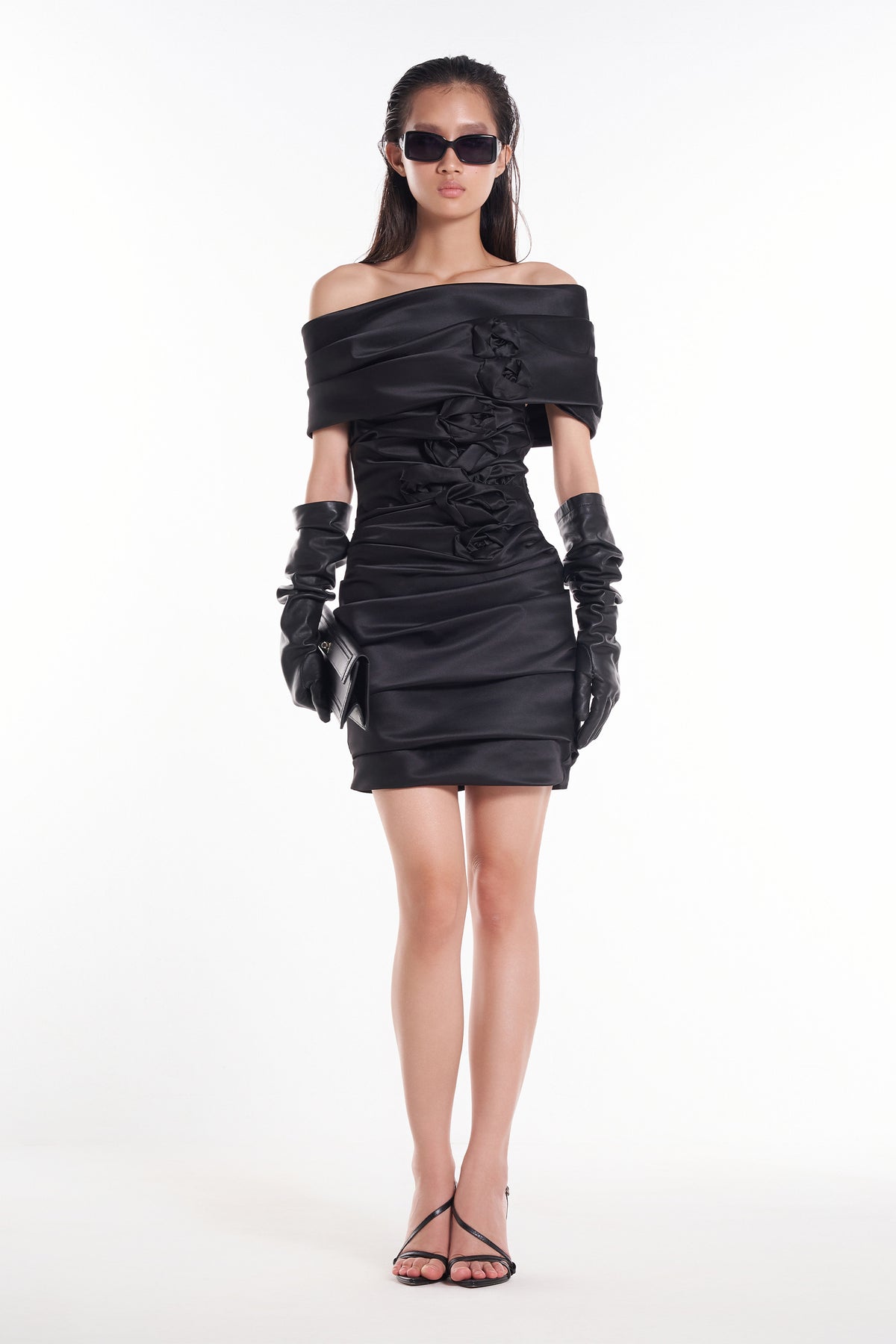 DATT SCULPT ROSE MINI DRESS