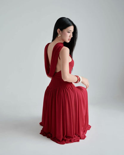 Deliciae Gloria Dress (Red)