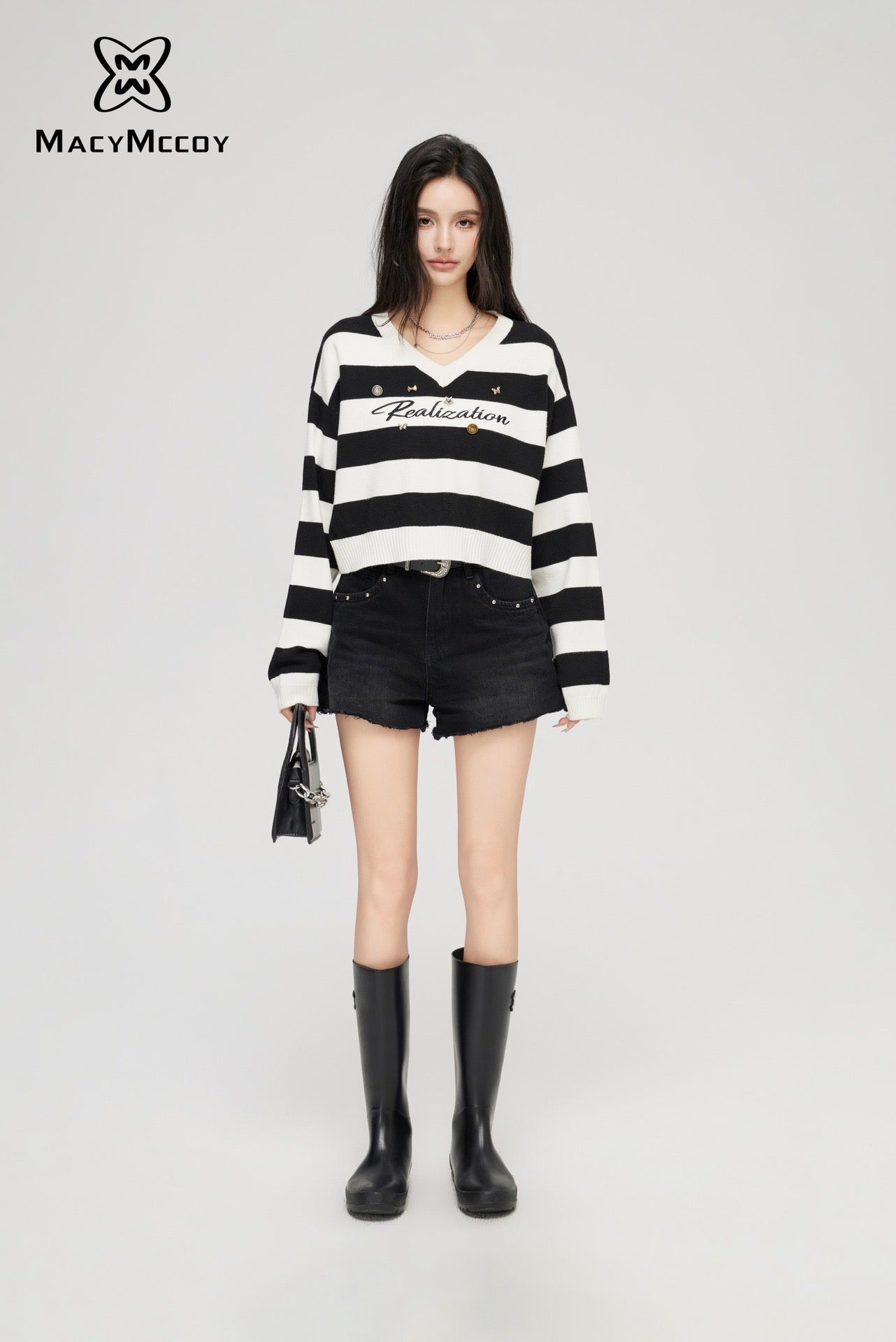 MacyMccoy Striped Sweater