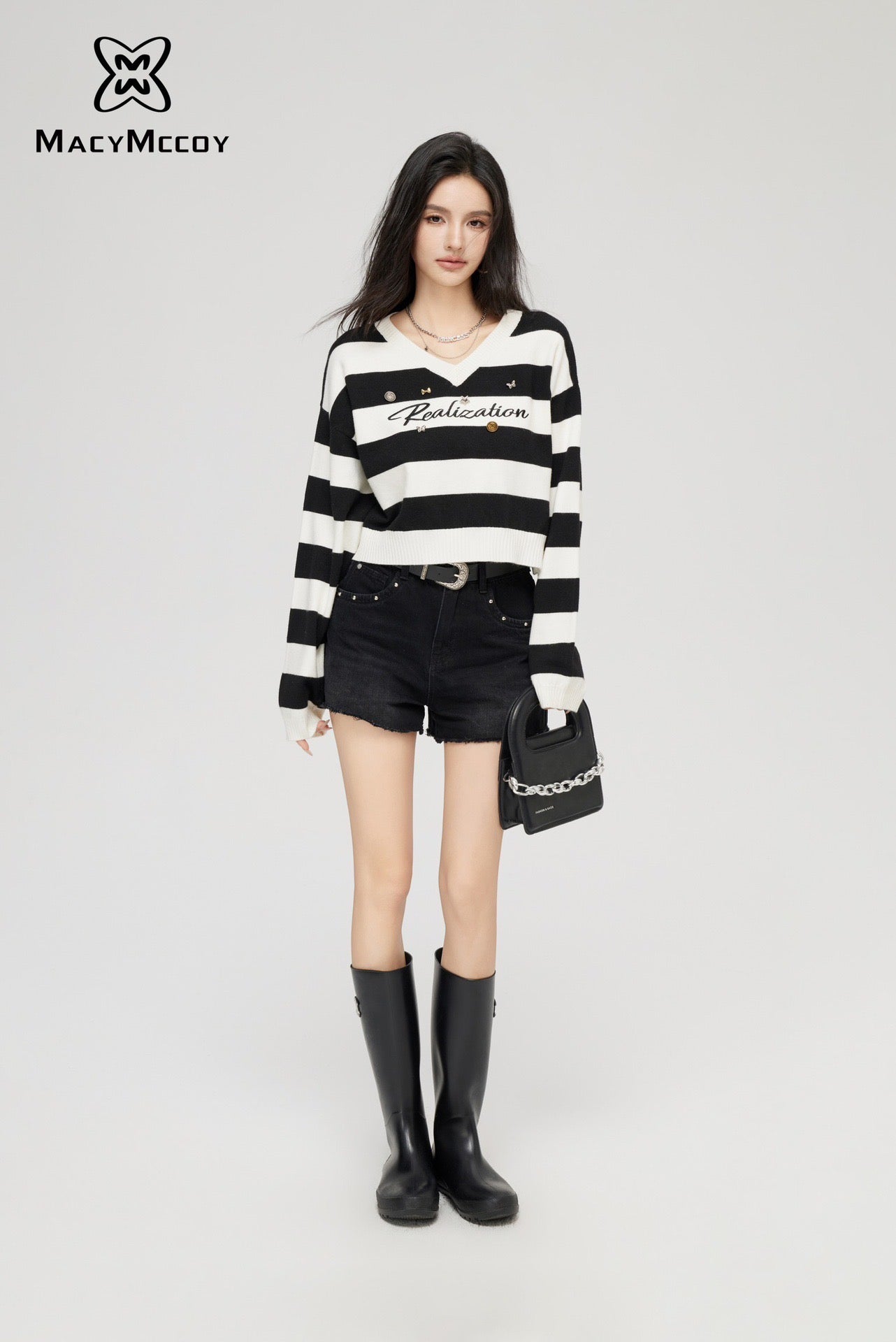 MacyMccoy Striped Sweater