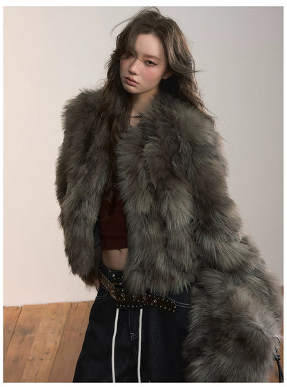 VIA PITTI VIADC583 Heavy Industry Short PU Leather Warm Jacket