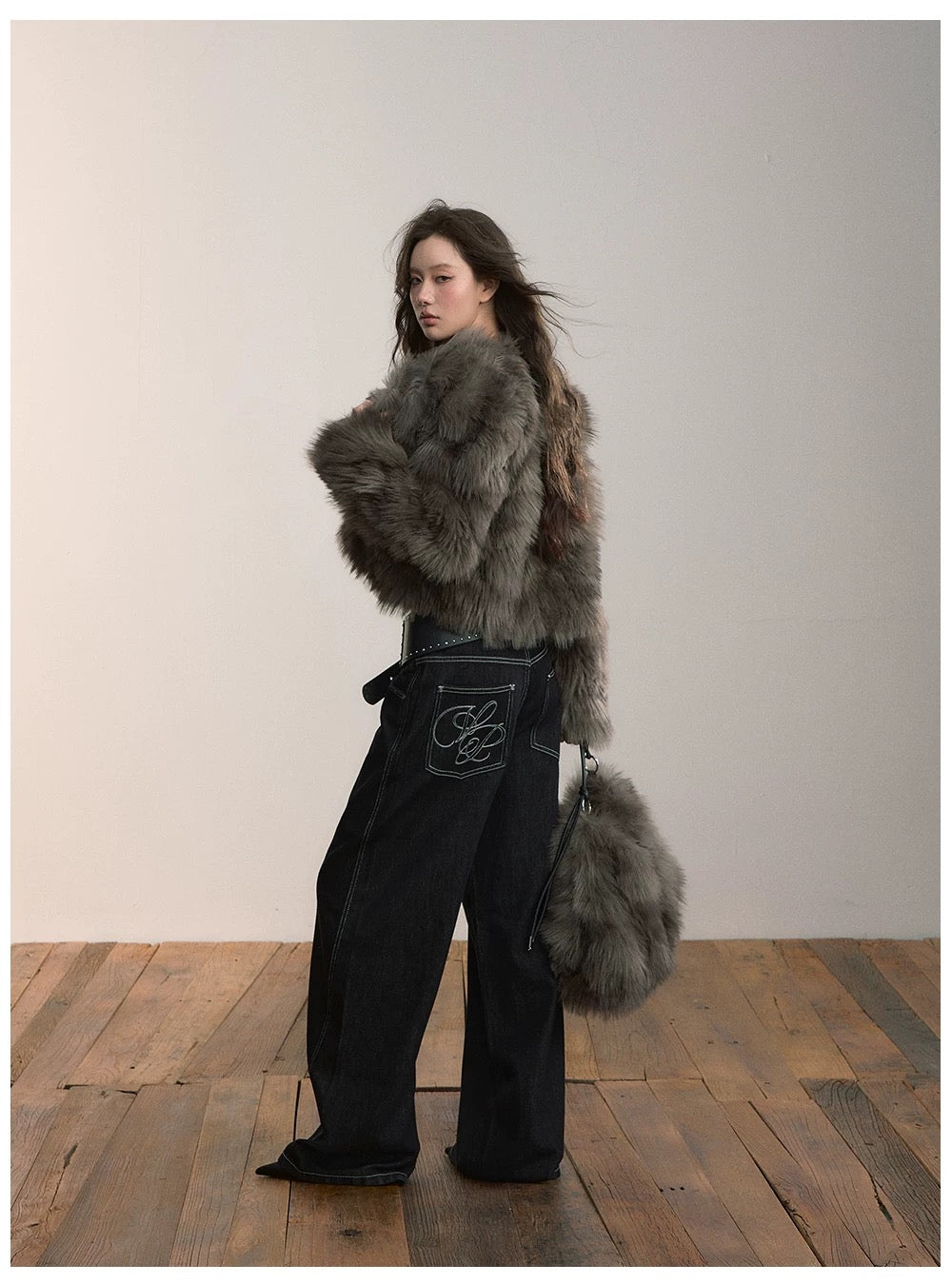 VIA PITTI VIADC583 Heavy Industry Short PU Leather Warm Jacket