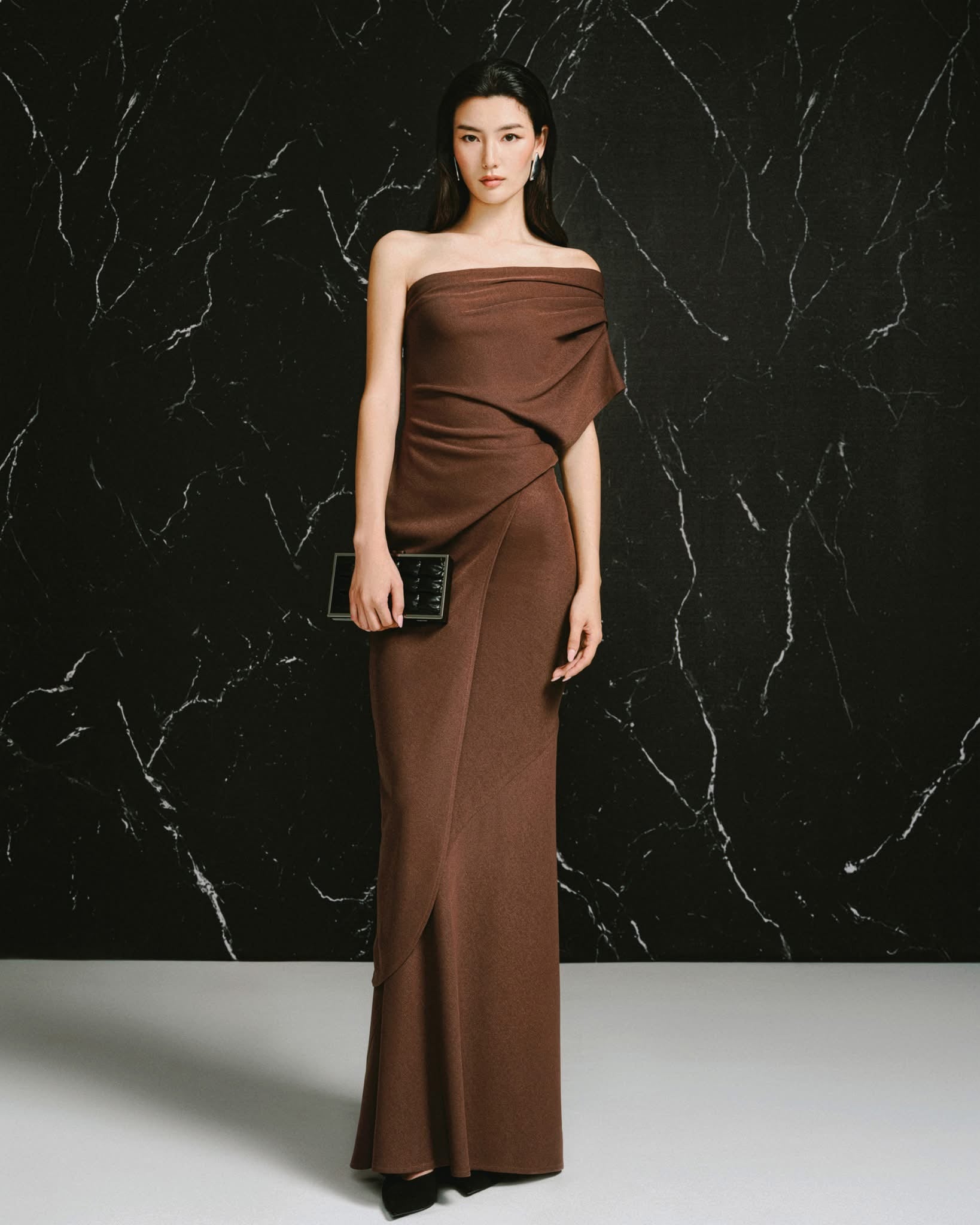 LANE JT ESME ONE-SHOULDER TOP &amp; ESME LONG SKIRT