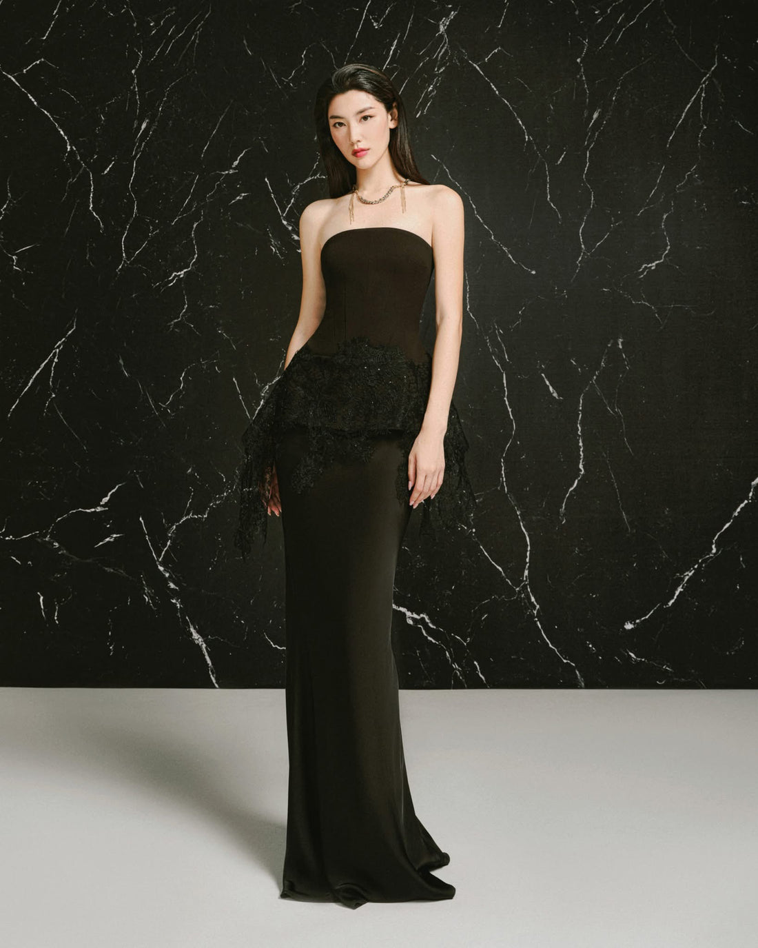 LANE JT MALIKA TOP  &amp; MALIKA SILK LONG SKIRT