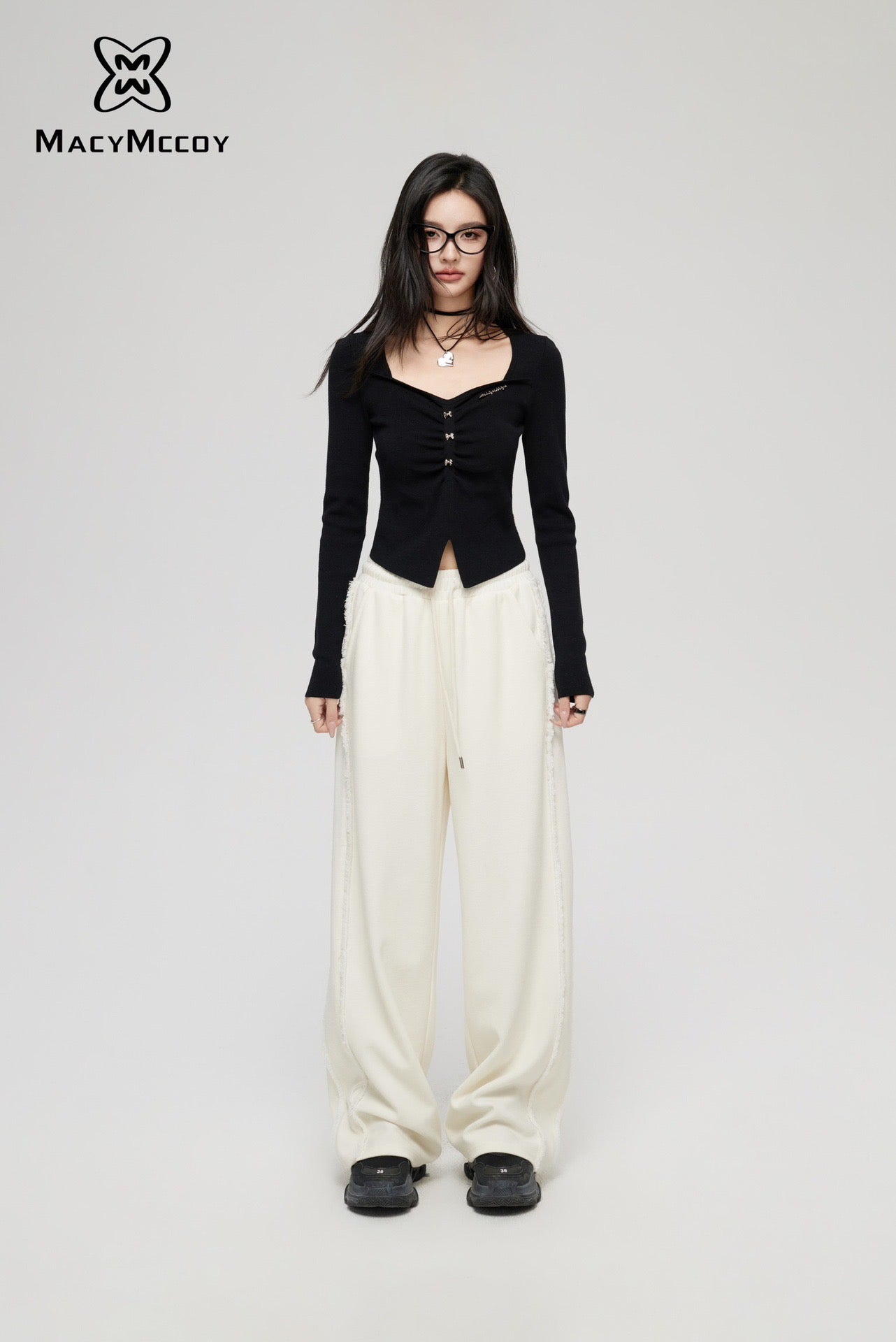 MacyMccoy Boyfriend Pants(2color)