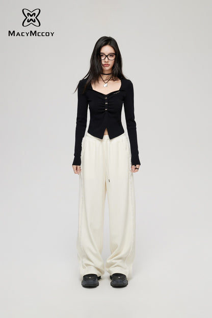 MacyMccoy Boyfriend Pants(2color)