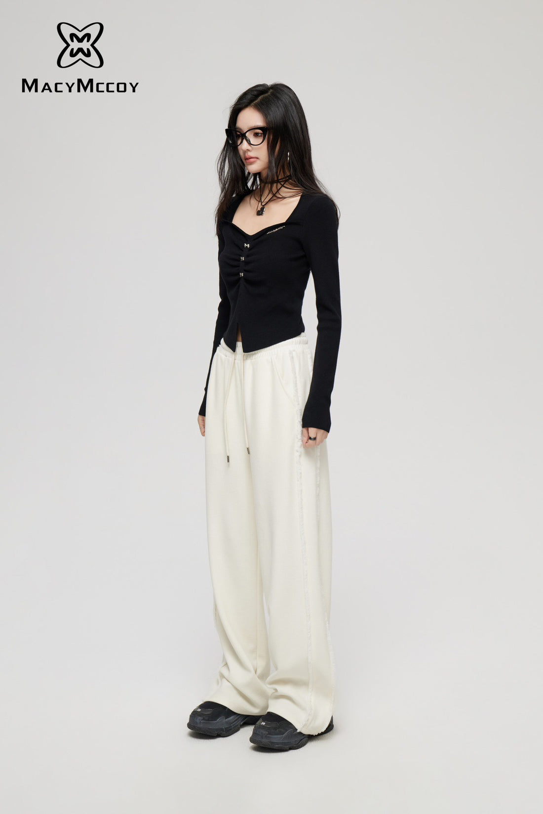 MacyMccoy Boyfriend Pants(2color)