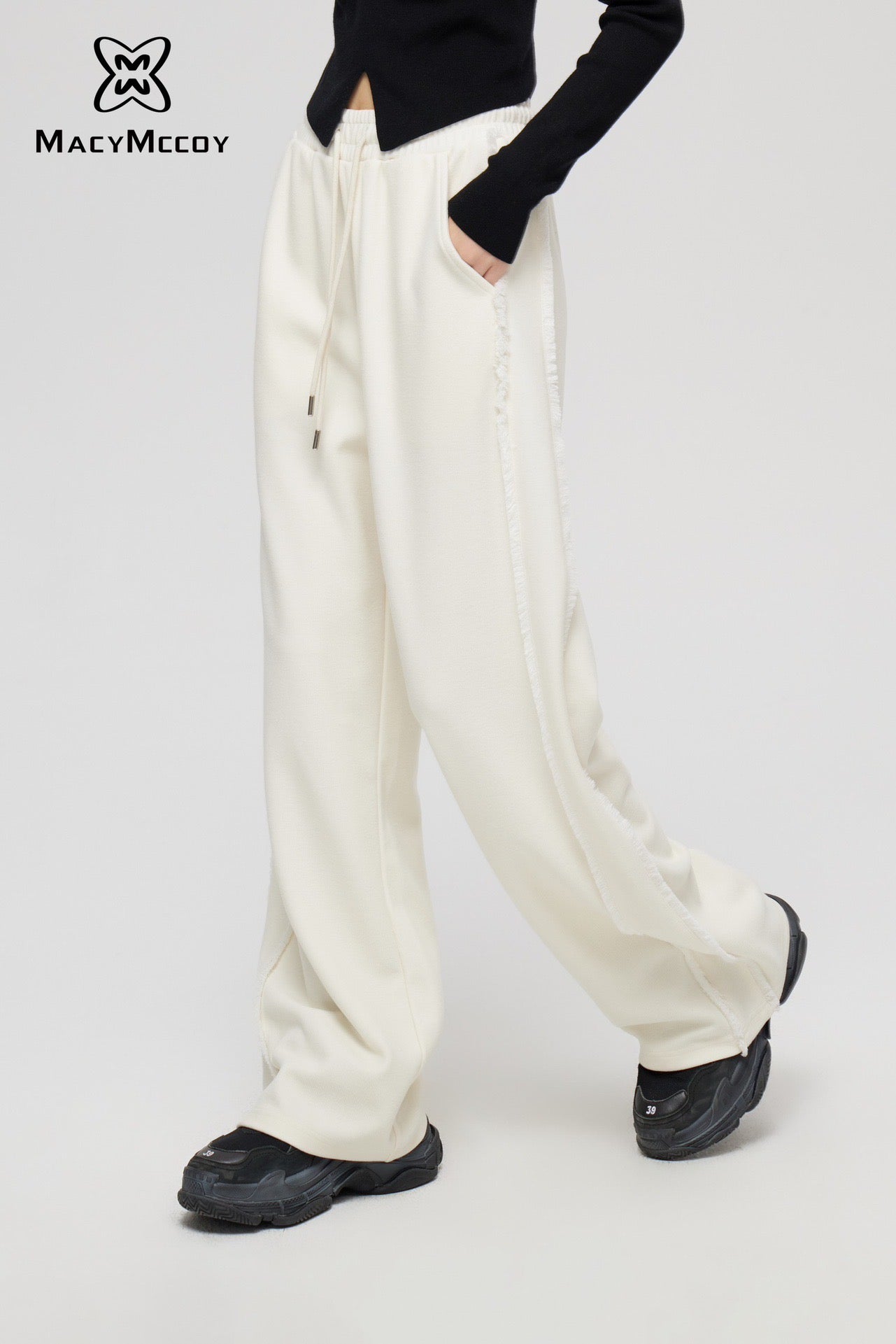 MacyMccoy Boyfriend Pants(2color)