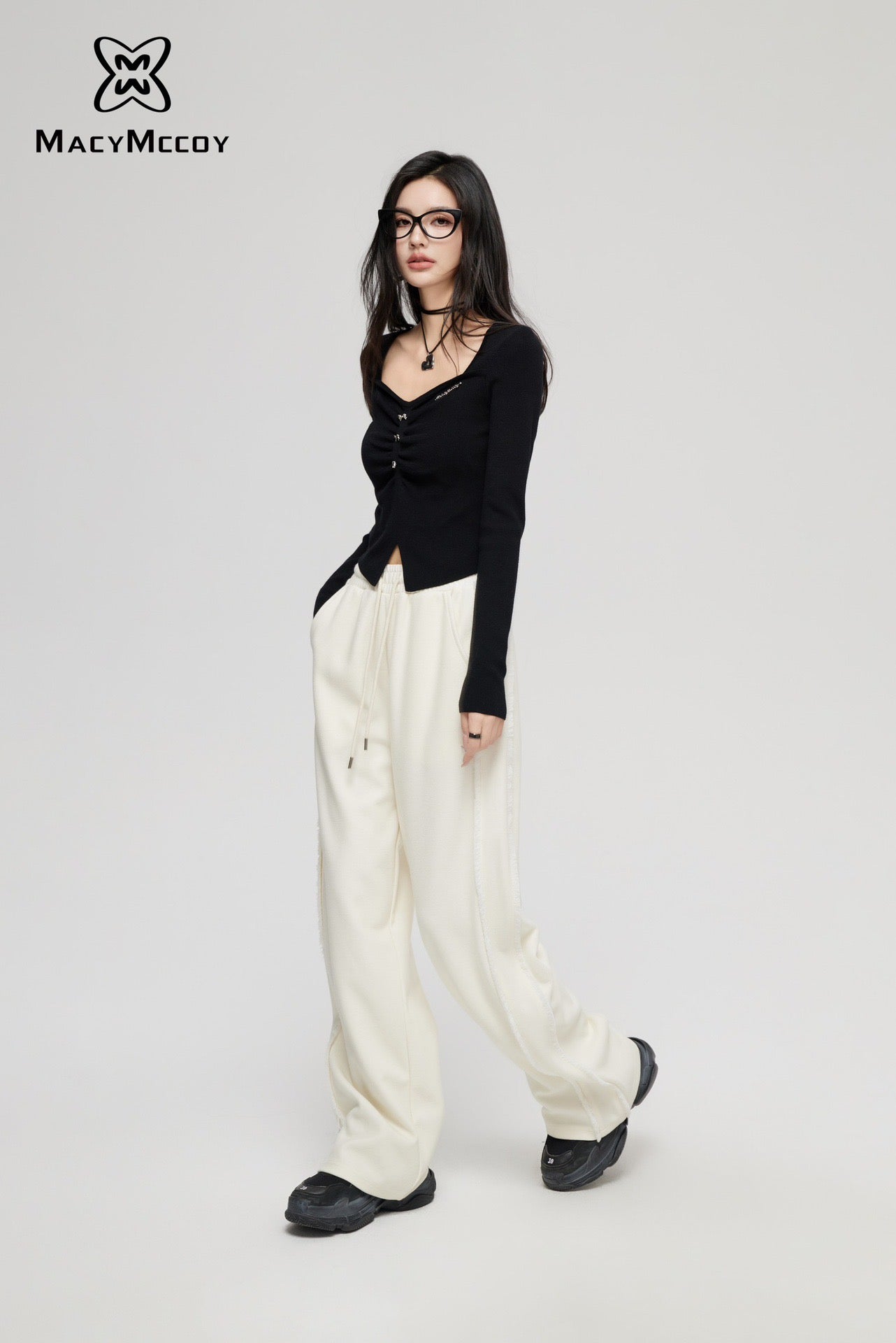 MacyMccoy Boyfriend Pants(2color)