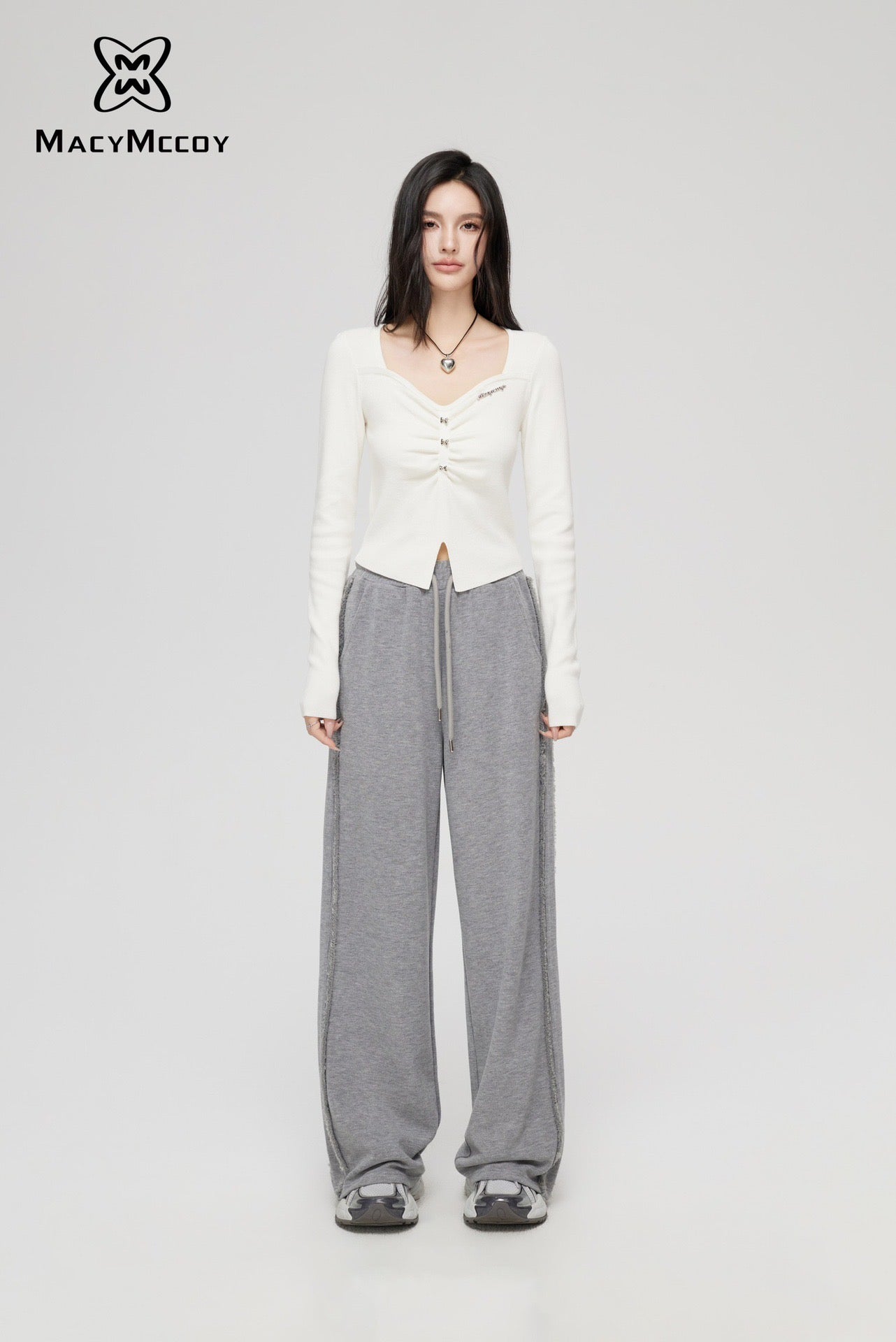 MacyMccoy Boyfriend Pants(2color)