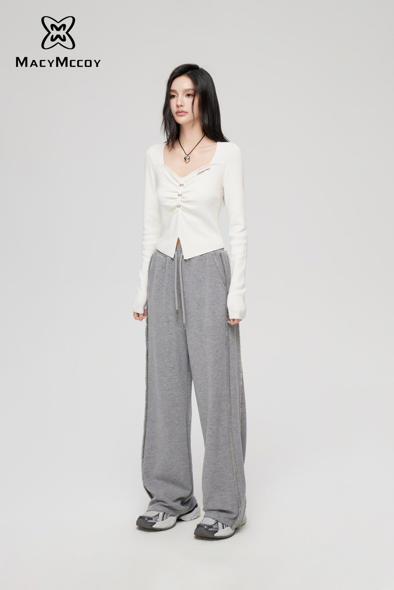 MacyMccoy Boyfriend Pants(2color)