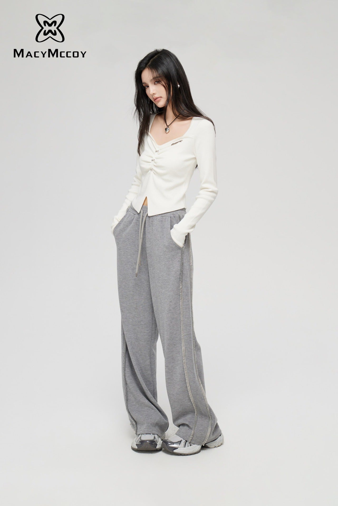 MacyMccoy Boyfriend Pants(2color)