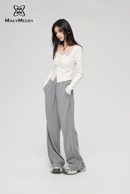 MacyMccoy Boyfriend Pants(2color)