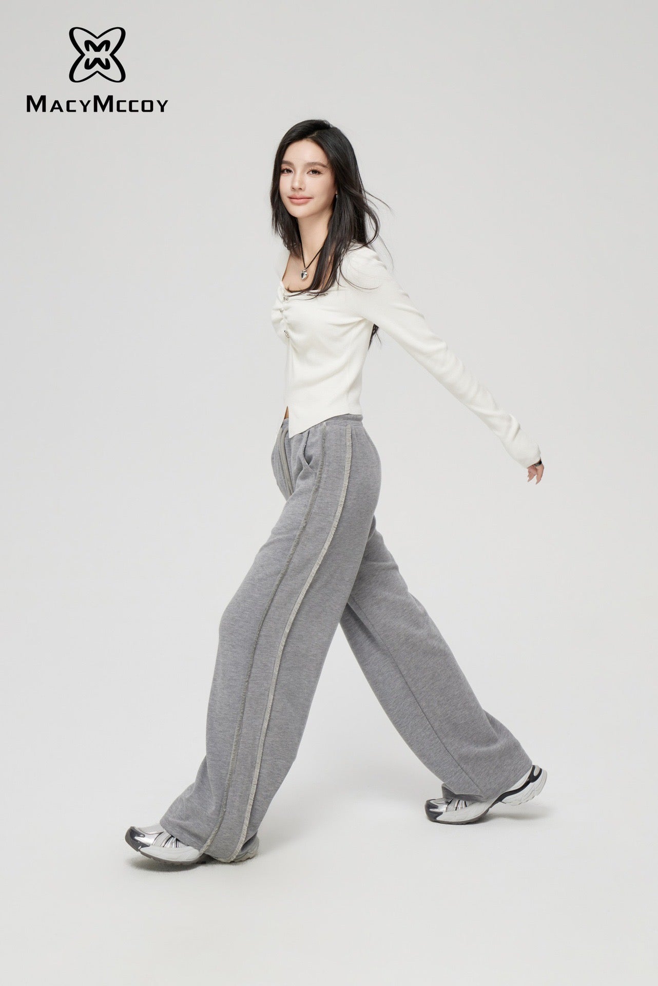 MacyMccoy Boyfriend Pants(2color)