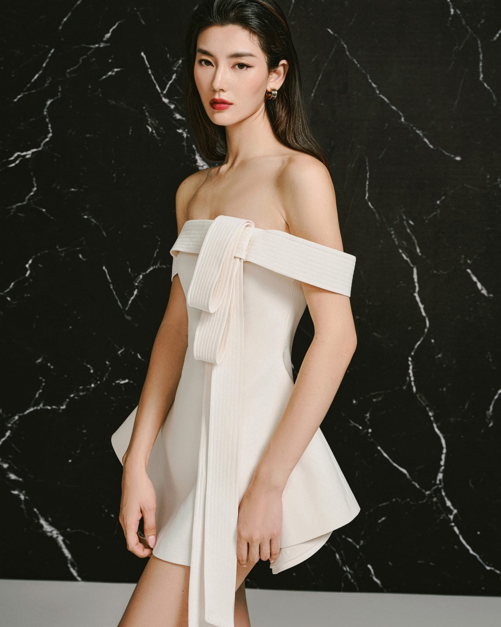 LANE JT EMBER MINI FLARE DRESS