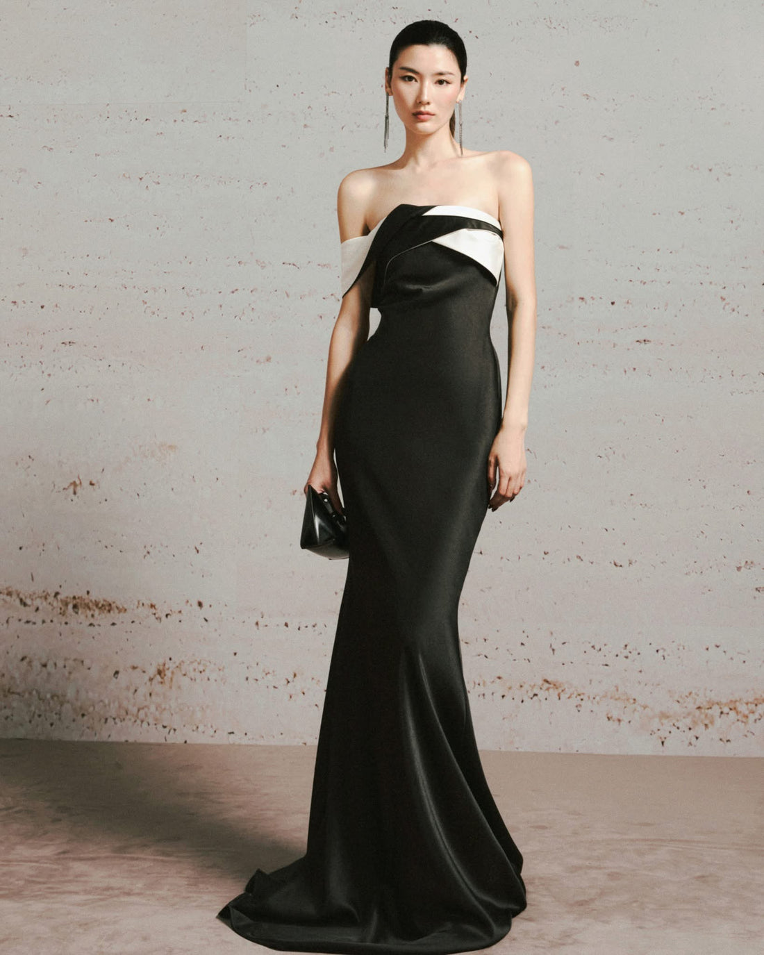 LANE JT PERSEPHINE SILK LONG DRESS