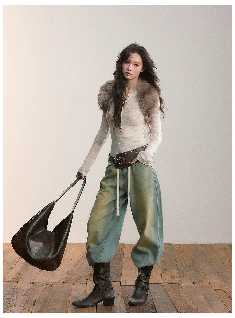 VIA PITTI VIADK619 Sparkling slim knit top