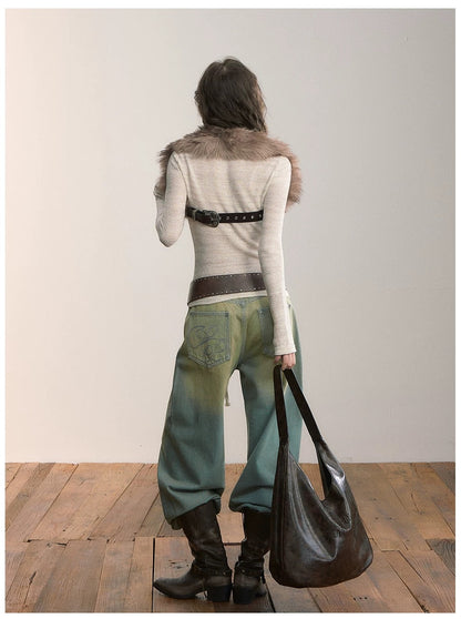 VIA PITTI VIADK619 Sparkling slim knit top