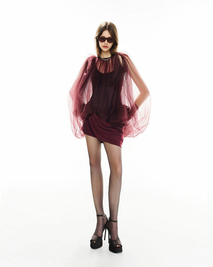 MUST HAVE Voluminous mesh top